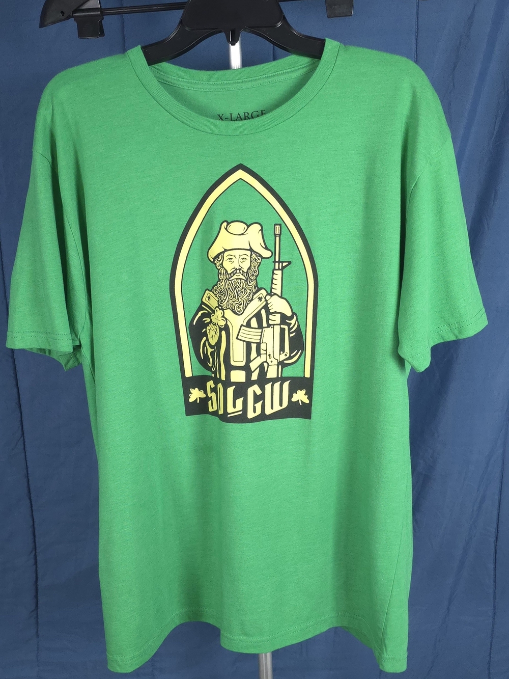 Sons of Liberty Gun Works Shirt XL Green SOLGW St Patricks Day Tactical Rifle T